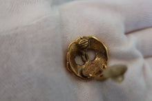 Load image into Gallery viewer, CHANEL CC mark earring Gold plate Gold Earring 600030084