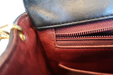 Load image into Gallery viewer, CHANEL Mini Matelasse single flap chain shoulder bag Lambskin Black/Gold hadware Shoulder bag 700080108