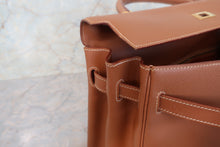 将图片加载到图库查看器,HERMES KELLY 35 Graine Couchevel leather Gold □D刻印 Shoulder bag 700120030