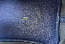 将图片加载到图库查看器,HERMES PICOTIN LOCK PM Clemence leather Blue encre D刻印 Hand bag 800070011