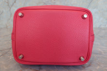 Load image into Gallery viewer, HERMES PICOTIN LOCK PM Clemence leather Rose extreme A Engraving Hand bag 700050175