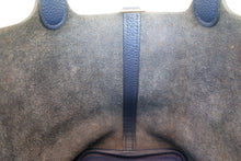 将图片加载到图库查看器,HERMES PICOTIN LOCK PM Clemence leather Blue encre D刻印 Hand bag 800070011