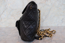 画像をギャラリービューアに読み込む, CHANEL/シャネル マトラッセチェーンリュック ラムスキン ブラック/ゴールド金具 リュック 700100234