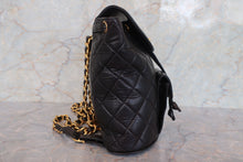 画像をギャラリービューアに読み込む, CHANEL/シャネル マトラッセチェーンリュック ラムスキン ブラック/ゴールド金具 リュック 700100234