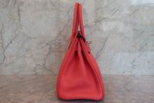 Load image into Gallery viewer, HERMES BIRKIN 30 Clemence leather Bougainvillier □P Engraving Hand bag 700090194