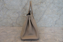 將圖片載入圖庫檢視器 HERMES/エルメス バーキン25 トゴ トゥルティエールグレー □O刻印 ハンドバッグ 700040018