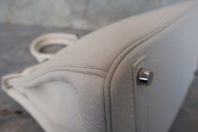 Load image into Gallery viewer, HERMES BIRKIN 30 Clemence leather White □M Engraving Hand bag 700120065