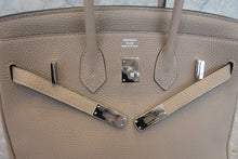 將圖片載入圖庫檢視器 HERMES/エルメス バーキン25 トゴ トゥルティエールグレー □O刻印 ハンドバッグ 700040018