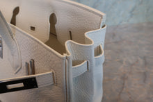Load image into Gallery viewer, HERMES BIRKIN 30 Clemence leather White □M Engraving Hand bag 700120065