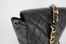 画像をギャラリービューアに読み込む, CHANEL/シャネル マトラッセチェーンリュック ラムスキン ブラック/ゴールド金具 リュック 800090128