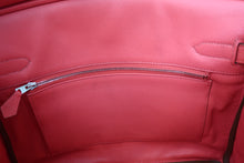 Load image into Gallery viewer, HERMES BIRKIN 30 Clemence leather Bougainvillier □P Engraving Hand bag 700090194