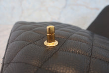 Load image into Gallery viewer, CHANEL Medium Matelasse single flap chain shoulder bag Caviar skin Black/Gold hadware Shoulder bag 700080100