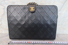 画像をギャラリービューアに読み込む, CHANEL/シャネル マトラッセチェーンショルダーバッグ ラムスキン ブラック/ゴールド金具 ショルダーバッグ 700100243