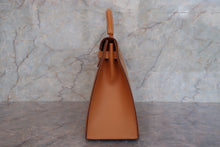 將圖片載入圖庫檢視器 HERMES/エルメス ケリー32 ボックスカーフ ナチュラル/マットシルバー金具 □C刻印 ショルダーバッグ 700090149