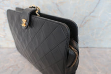 画像をギャラリービューアに読み込む, CHANEL/シャネル マトラッセチェーンショルダーバッグ ラムスキン ブラック/ゴールド金具 ショルダーバッグ 700100243