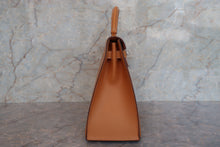 將圖片載入圖庫檢視器 HERMES/エルメス ケリー32 ボックスカーフ ナチュラル/マットシルバー金具 □C刻印 ショルダーバッグ 700090149