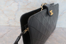 画像をギャラリービューアに読み込む, CHANEL/シャネル マトラッセチェーンショルダーバッグ ラムスキン ブラック/ゴールド金具 ショルダーバッグ 700100243