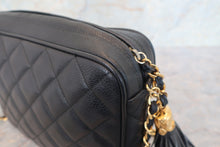 画像をギャラリービューアに読み込む, CHANEL/シャネル マトラッセフリンジチェーンショルダーバッグ キャビアスキン ブラック/ゴールド金具 ショルダーバッグ 800010122