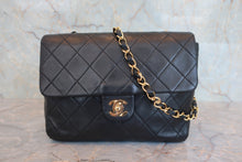 画像をギャラリービューアに読み込む, CHANEL/シャネル ミニマトラッセシングルフラップチェーンショルダーバッグ ラムスキン ブラック/ゴールド金具 ショルダーバッグ 800040189