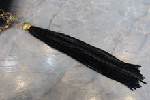 Load image into Gallery viewer, CHANEL Matelasse Fringe shoulder bag Lambskin Black/Gold hadware Shoulder bag 700080098