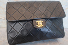 画像をギャラリービューアに読み込む, CHANEL/シャネル ミニマトラッセシングルフラップチェーンショルダーバッグ ラムスキン ブラック/ゴールド金具 ショルダーバッグ 700100245