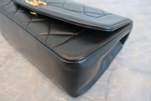 Load image into Gallery viewer, CHANEL  Diana matelasse chain shoulder bag Lambskin Black/Gold hadware Shoulder bag 700090188