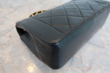 Load image into Gallery viewer, CHANEL  Diana matelasse chain shoulder bag Lambskin Black/Gold hadware Shoulder bag 700090188