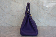 Load image into Gallery viewer, HERMES BIRKIN 35 Togo leather Ultraviolet □N Engraving Hand bag 800070074