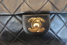 画像をギャラリービューアに読み込む, CHANEL/シャネル ミニマトラッセシングルフラップチェーンショルダーバッグ ラムスキン ブラック/ゴールド金具 ショルダーバッグ 700100245