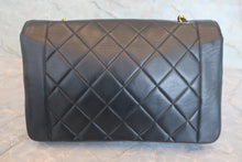 画像をギャラリービューアに読み込む, CHANEL/シャネル ダイアナマトラッセチェーンショルダーバッグ ラムスキン ブラック/ゴールド金具 ショルダーバッグ 800020111