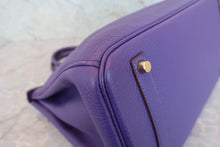 Load image into Gallery viewer, HERMES BIRKIN 35 Togo leather Ultraviolet □N Engraving Hand bag 800070074