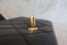 Load image into Gallery viewer, CHANEL  Diana matelasse chain shoulder bag Lambskin Black/Gold hadware Shoulder bag 700090188