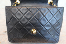 画像をギャラリービューアに読み込む, CHANEL/シャネル ミニマトラッセシングルフラップチェーンショルダーバッグ ラムスキン ブラック/ゴールド金具 ショルダーバッグ 700100245