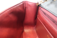 Load image into Gallery viewer, CHANEL  Diana matelasse chain shoulder bag Lambskin Black/Gold hadware Shoulder bag 700090188