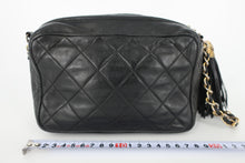 將圖片載入圖庫檢視器 CHANEL/シャネル マトラッセフリンジチェーンショルダーバッグ ラムスキン ブラック/ゴールド金具 ショルダーバッグ 800090165