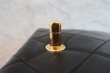 画像をギャラリービューアに読み込む, CHANEL/シャネル ダイアナマトラッセチェーンショルダーバッグ ラムスキン ブラック/ゴールド金具 ショルダーバッグ 800020111