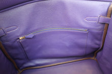 Load image into Gallery viewer, HERMES BIRKIN 35 Togo leather Ultraviolet □N Engraving Hand bag 800070074