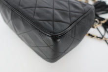 將圖片載入圖庫檢視器 CHANEL/シャネル マトラッセフリンジチェーンショルダーバッグ ラムスキン ブラック/ゴールド金具 ショルダーバッグ 800090165