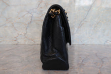 画像をギャラリービューアに読み込む, CHANEL/シャネル パリ限定マトラッセダブルフラップチェーンショルダーバッグ ラムスキン ブラック/ゴールド金具 ショルダーバッグ 700100236