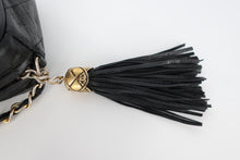 將圖片載入圖庫檢視器 CHANEL/シャネル マトラッセフリンジチェーンショルダーバッグ ラムスキン ブラック/ゴールド金具 ショルダーバッグ 800090165
