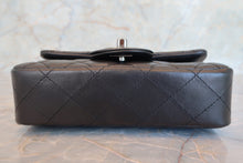 Load image into Gallery viewer, CHANEL Mini matelasse chain shoulder bag Lambskin Black/Silver hadware Shoulder bag 700090245