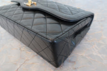 画像をギャラリービューアに読み込む, CHANEL/シャネル パリ限定マトラッセダブルフラップチェーンショルダーバッグ ラムスキン ブラック/ゴールド金具 ショルダーバッグ 700100236