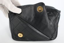 將圖片載入圖庫檢視器 CHANEL/シャネル マトラッセフリンジチェーンショルダーバッグ ラムスキン ブラック/ゴールド金具 ショルダーバッグ 800090165