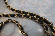 画像をギャラリービューアに読み込む, CHANEL/シャネル パリ限定マトラッセダブルフラップチェーンショルダーバッグ ラムスキン ブラック/ゴールド金具 ショルダーバッグ 700100236