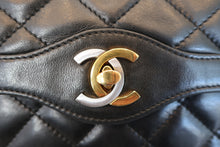 画像をギャラリービューアに読み込む, CHANEL/シャネル パリ限定マトラッセダブルフラップチェーンショルダーバッグ ラムスキン ブラック/ゴールド金具 ショルダーバッグ 700100236