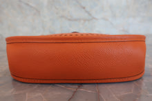 Load image into Gallery viewer, HERMES EVELYNE TPM Epsom leather Orange □H Engraving Shoulder bag 800070010