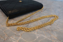 画像をギャラリービューアに読み込む, CHANEL/シャネル ミニマトラッセチェーンショルダーバッグ ラムスキン ブラック/ゴールド金具 ショルダーバッグ800010111