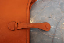 Load image into Gallery viewer, HERMES EVELYNE TPM Epsom leather Orange □H Engraving Shoulder bag 800070010