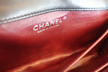 Load image into Gallery viewer, CHANEL Mini matelasse chain shoulder bag Lambskin Black/Silver hadware Shoulder bag 700090245