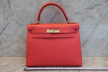 將圖片載入圖庫檢視器 HERMES/エルメス ケリー28 パーソナルオーダー シェーブル ローズジャイプール/ベトン □Q刻印 ショルダーバッグ 700070136